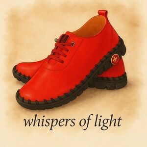 Size 9.5 • Red Comfort Sport Shoes – Lightweight Everyday Sneaker